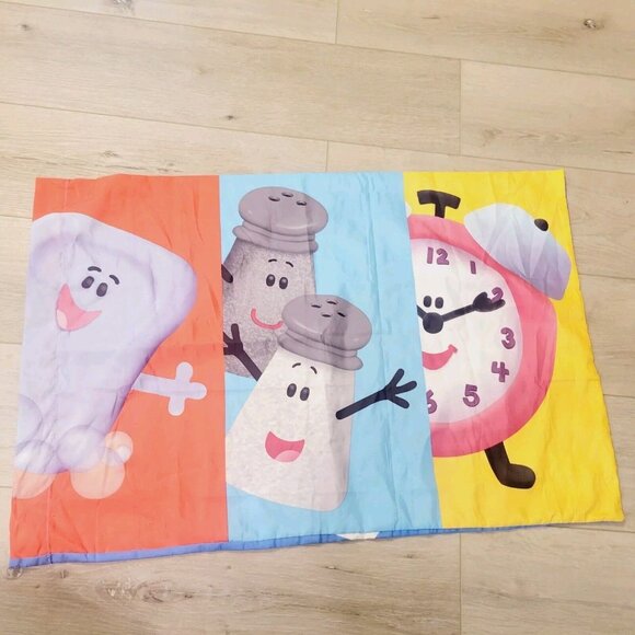 Blue's Clues &amp; You Standard Size Pillowcase Thinking Chair Mr Salt Ms Pepper - Picture 2 of 3